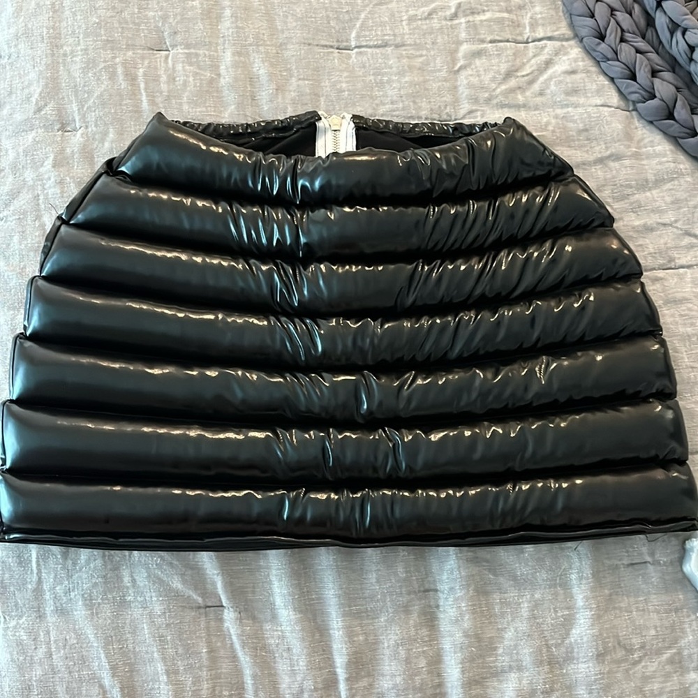 Sexy mini skirt black bubble